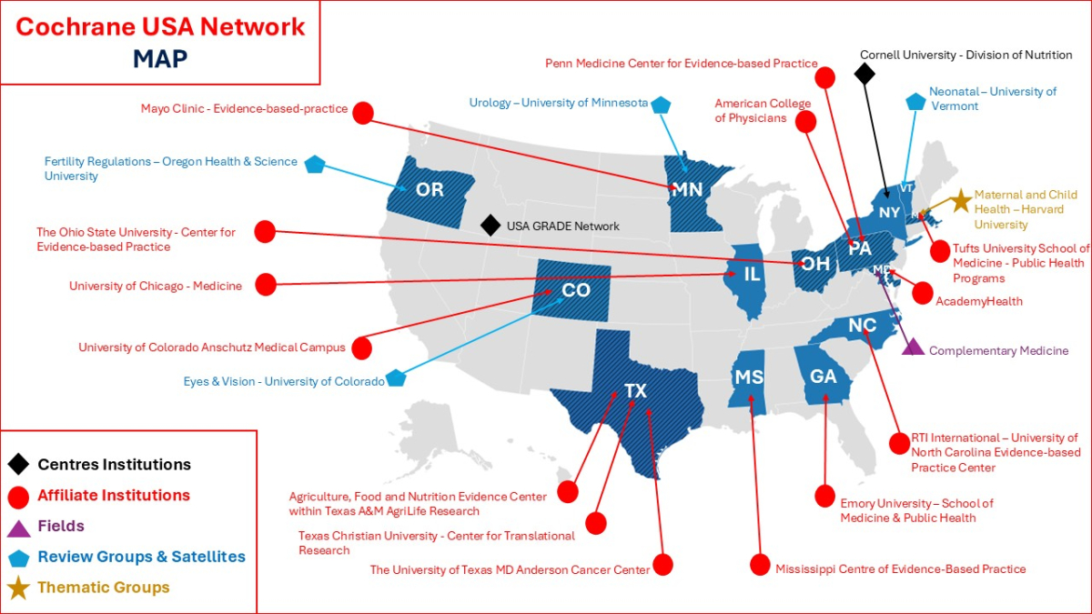 Map: Designed by Karla Duque Jacome MD.MPH. COCHRANE